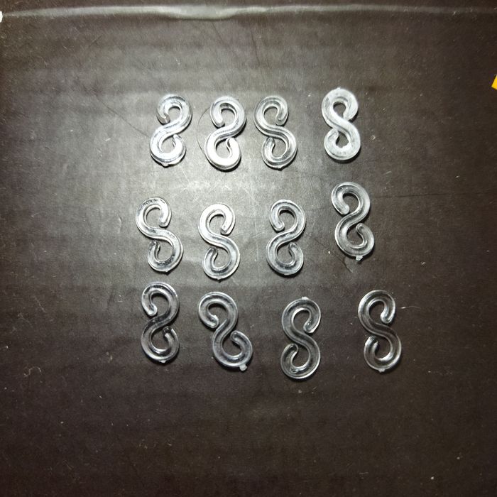 S-подібні кліпси для плетіння браслетів із резинок