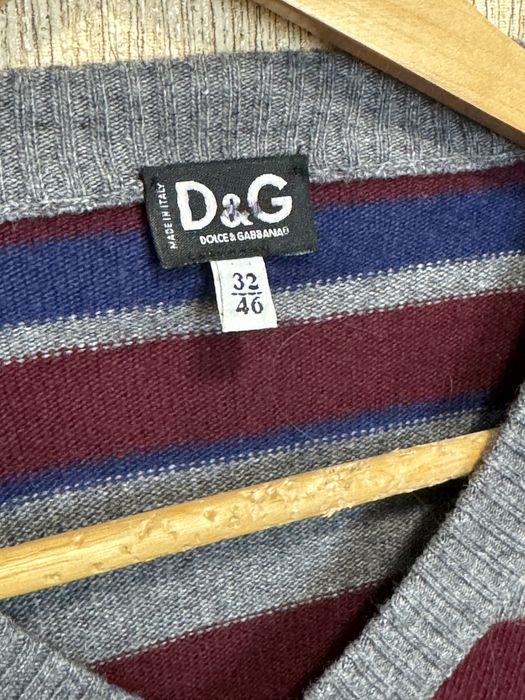 Гарний, якісний светр в полоску dolce & gabana, оригінал