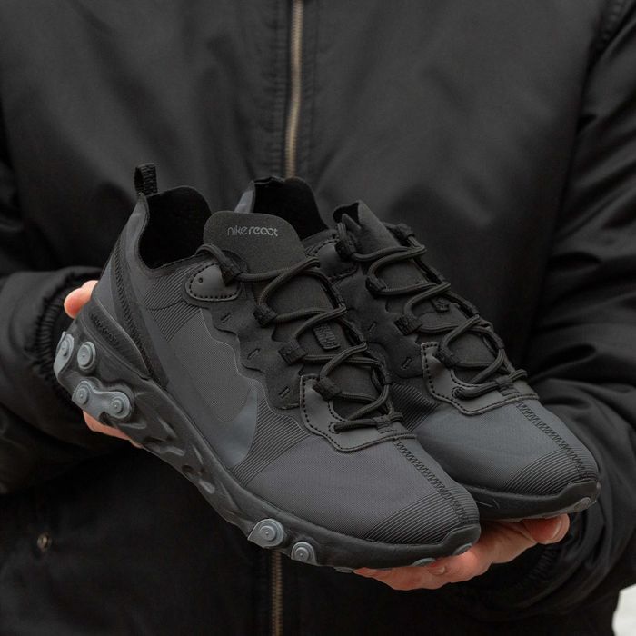 Мужские кроссовки Nike React Vision Black Light. Размеры 40-45