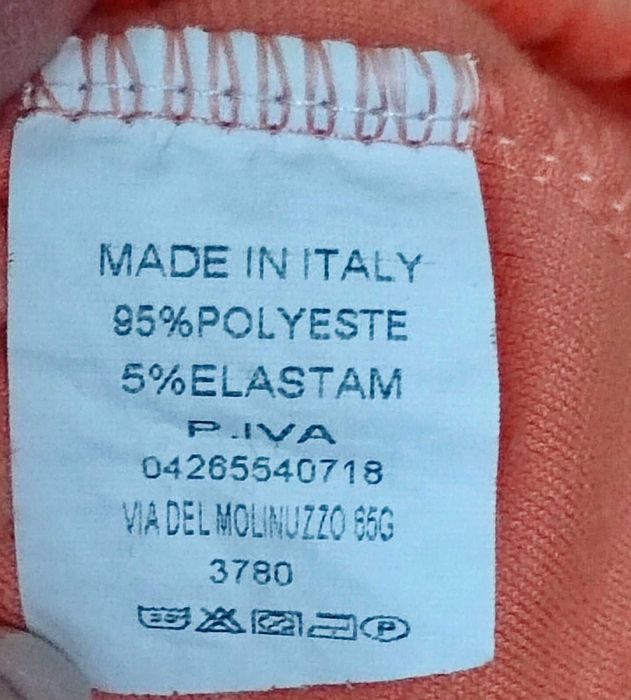 Welurowa bluza damska pomarańczowa 38 P IVA