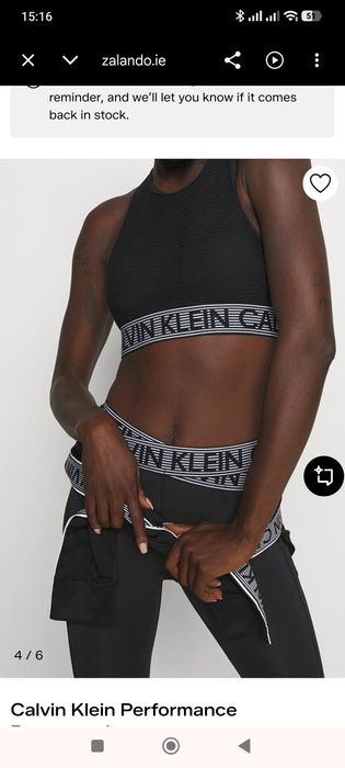 Calvin Klein performance топ