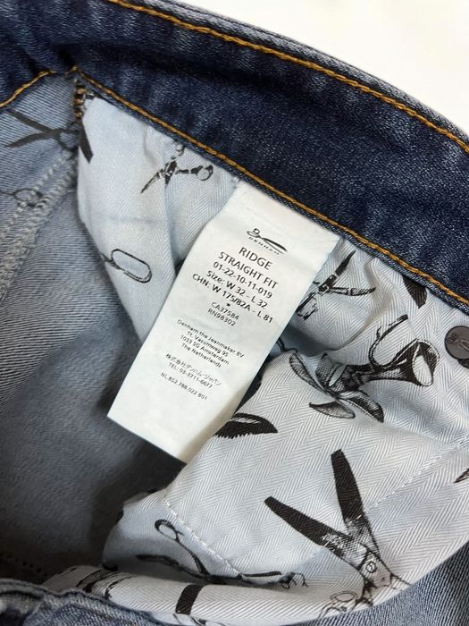 Denham Ridge roz. W32 L32 męskie dżinsy straight fit