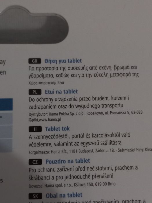 Etui na tablet hama