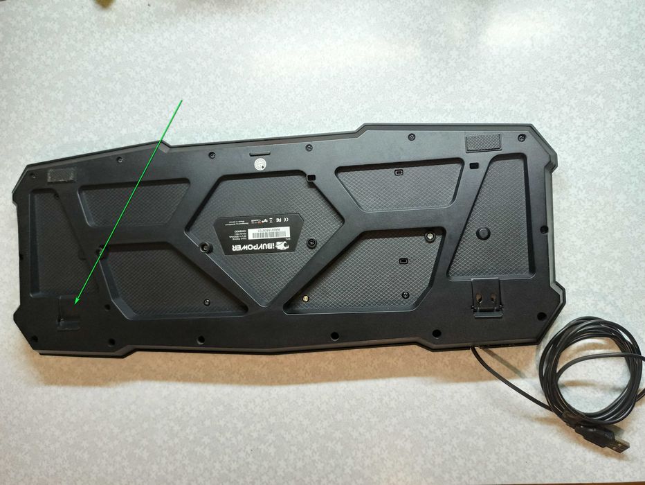 Игровая клавиатура iBuyPower GKB100 Black Red Gaming Keyboard