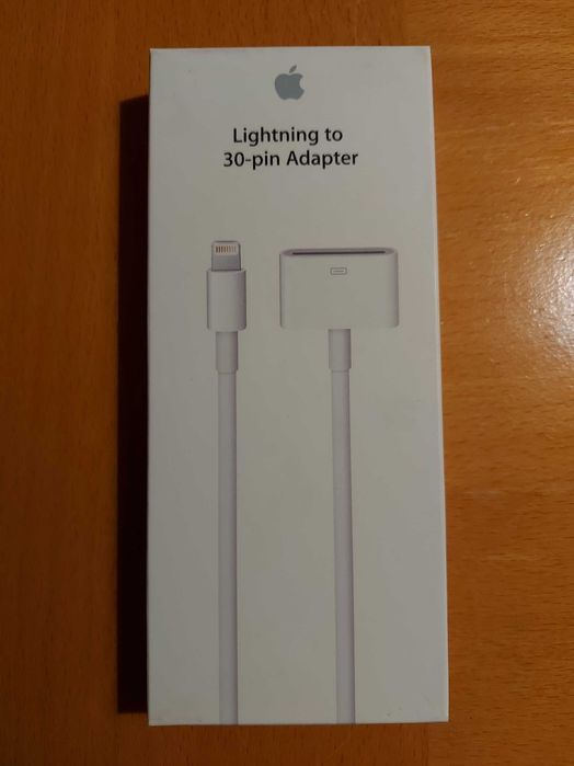 Apple Adapter, Lightning to 30-Pin + Car Stereo Connection Adapter64751281546754121