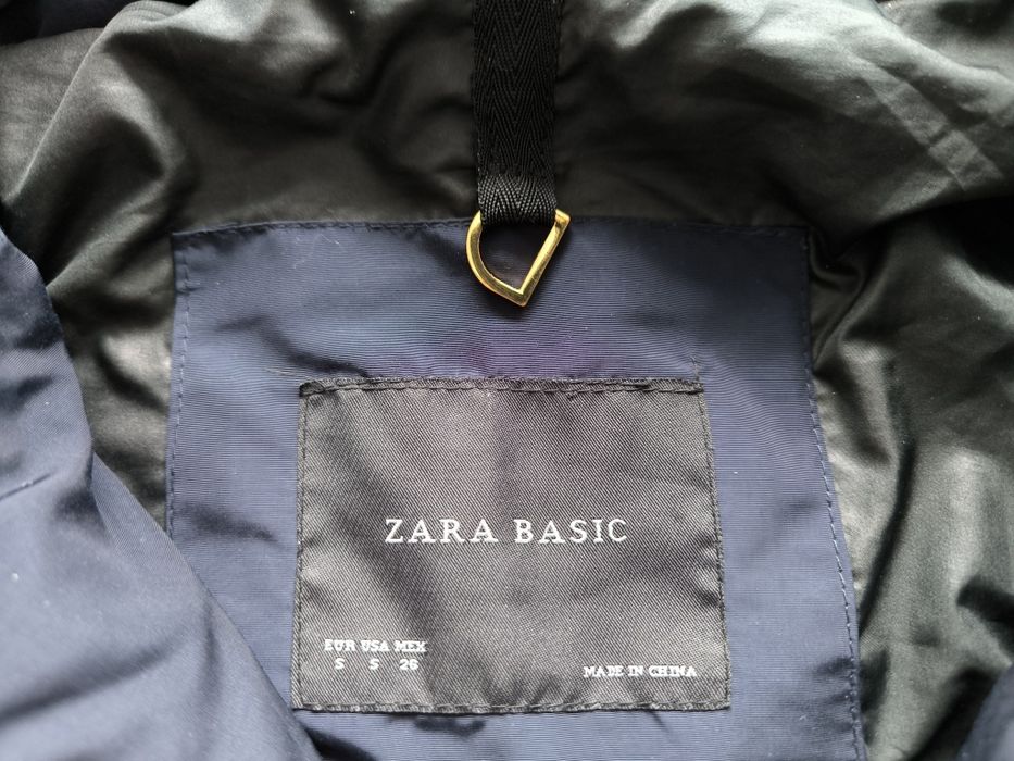 Zimowa, puchowa kurtka ZARA, rozmiar 36