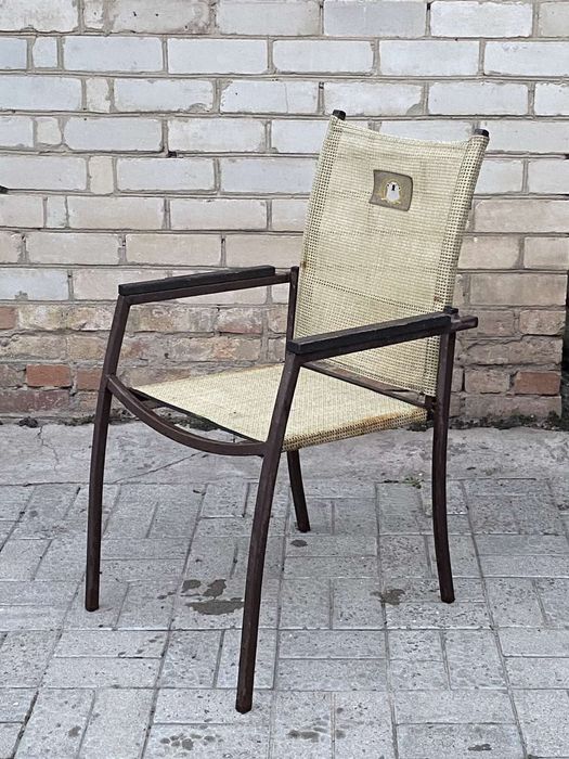 Стол 4 стула дерево металл