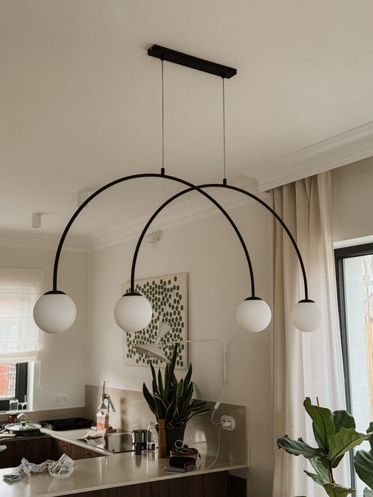 Lampa wisząca Lea 4 S - Artera & Ardant - żyrandol - lampa sufitowa