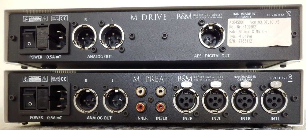 Backes & Müller M DRIVE + Backes & Müller M PREA (Restek)