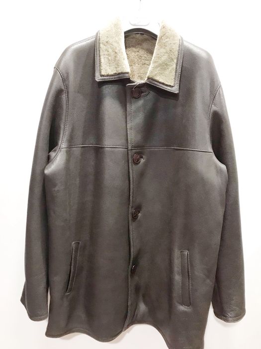 Натуральна чоловіча дублянка Julia.  Розмір - XXXL