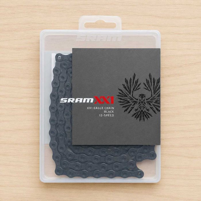 Corrente SRAM XX1 Eagle 12s PowerLock 126 Elos Preto