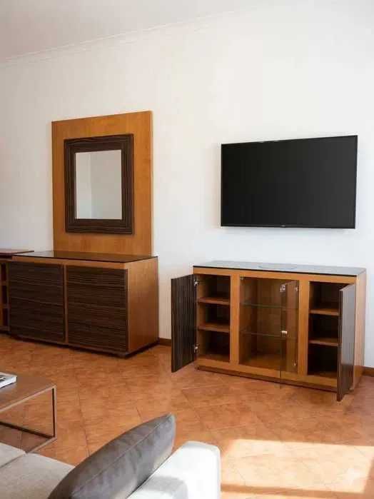 Conjunto 2 Móveis Modernos | Toucador + Móvel TV com Arrumação | Como Novo