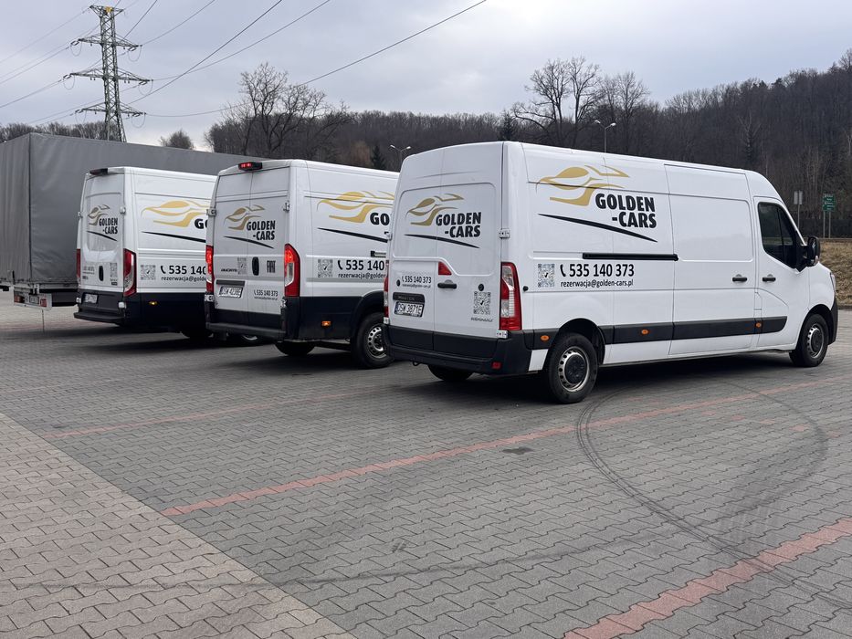 Wynajem busów dostawczych i osobowych.