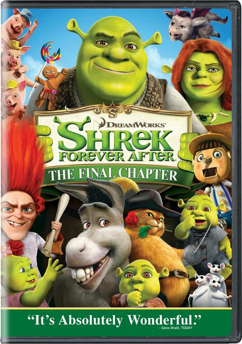 "Shrek" DVDs 1, 2 and 464552223193091122
