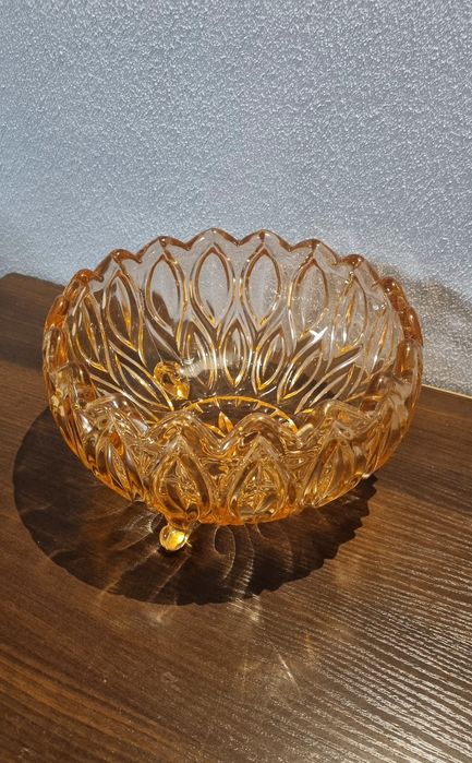 Lausitzer Orion Duża Patera Rozalinowa 20 cm | Niemcy lata 60