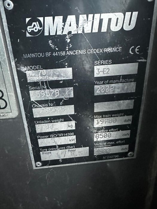 Wózek widłowy widlak Manitou MC 70