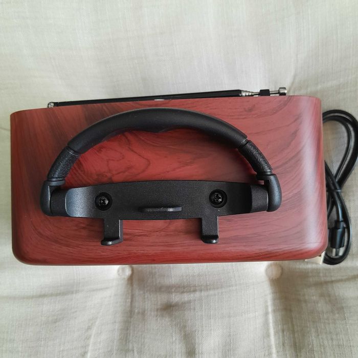 Ретро-радіоприймач / бездротова колонка Meier MD-1163BT (Bluetooth 5.3, Woodgrain)
