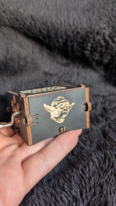 Деревянная Музыкальная шкатулка Star wars шарманка колыбельная мелодия