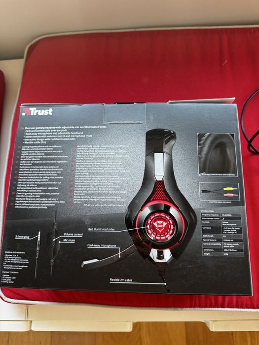 Auscultadores Gaming GXT 313 Nero Illuminated