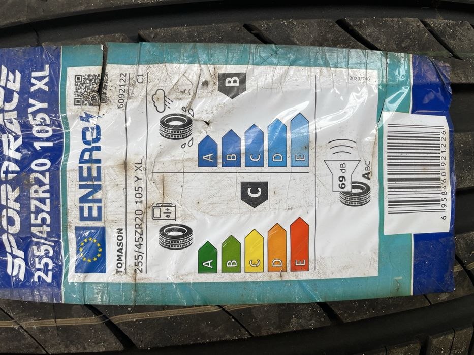 Розпаровка нова 255/45R20 Sportrace 105Y XL резина літо