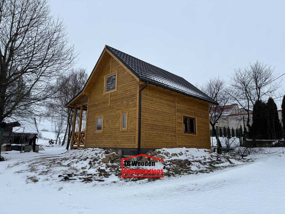 Dom Całoroczny szkieletowy drewniany 67m2 Stan deweloperski !!!