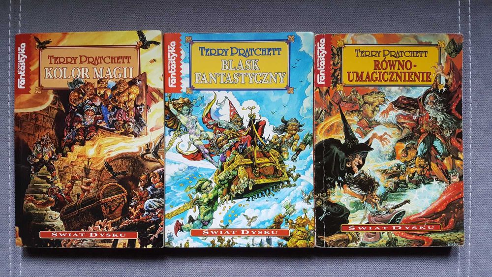 Kolor Magii, Blask Fantastyczny, Równoumagicznienie - Terry Pratchett