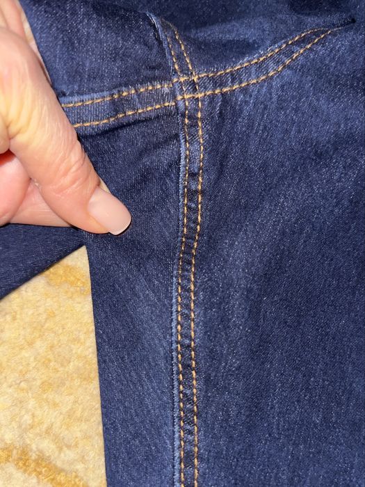 Шикарные 24 размер женские джинсы скини стрейч синие брюки батал