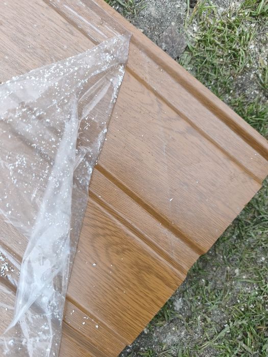 Podbitka dachowa złoty dąb blachotrapez blacha T7