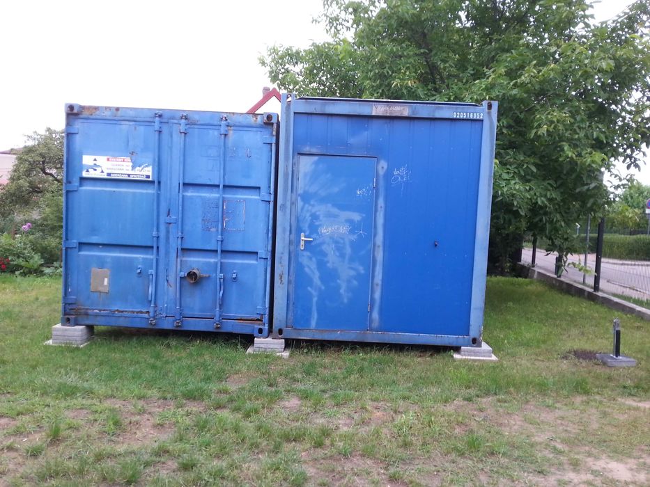 kontener, pom. magazynowe 15 m2