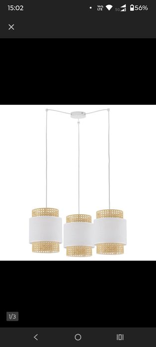Żyrandol, lampa wisząca TK Lighting Boho  565