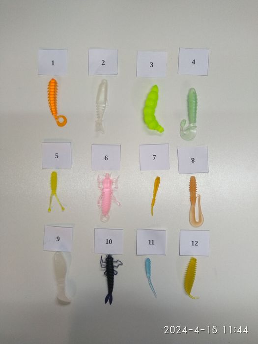 Przynęty gumowe, spinning, wędkarstwo, na drapieżniki, pstrąg, okoń