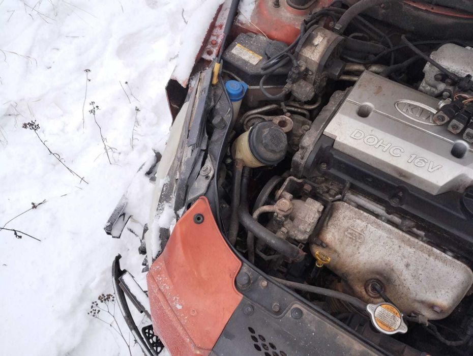 Kia Rio II, 1.4 benzyna LPG, po wypadku