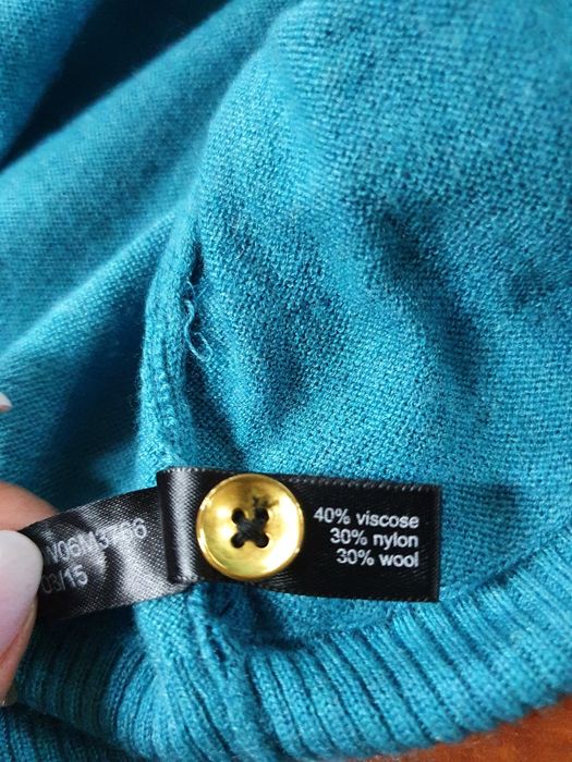 The Limited XS/S sweter zakładany  wełna  wiskoza