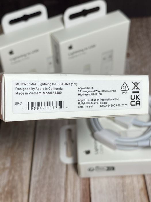 ОРИГИНАЛЬНЫЙ кабель Айфон USB - Lighting | Швидка зарядка 12W | IPhone