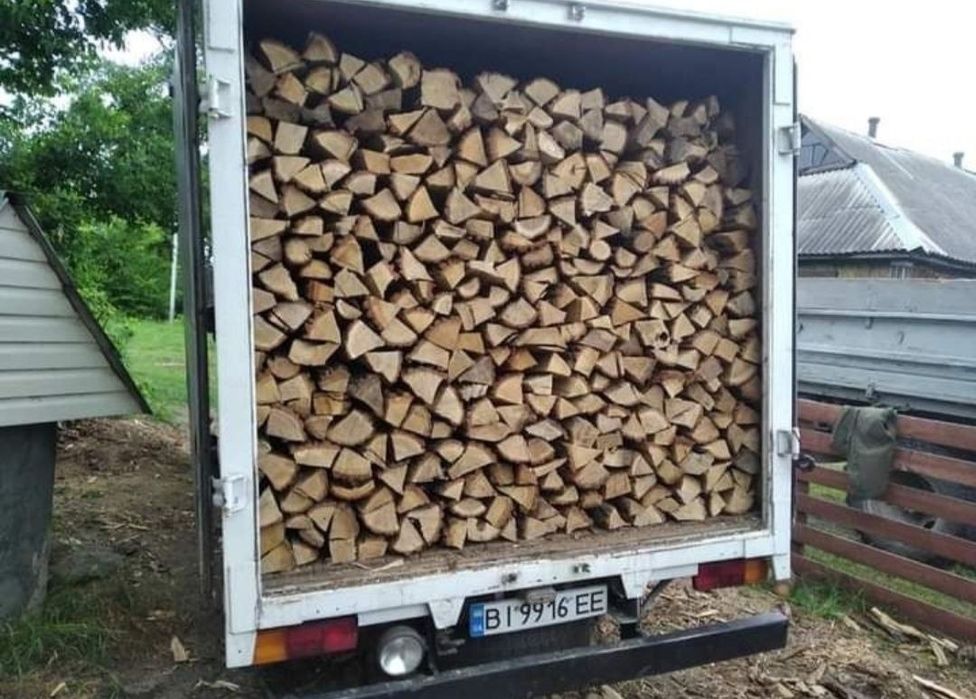 Машина дров Рубані дрова С доставкою Разні породи. 8/10/12/24 ск/м