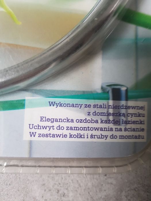 Wieszak stal nierdzewna