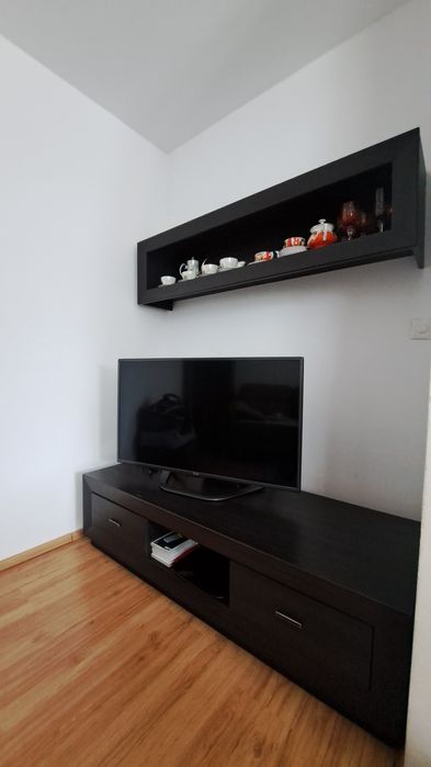 Meble salonowe - 4 części, kolor wenge