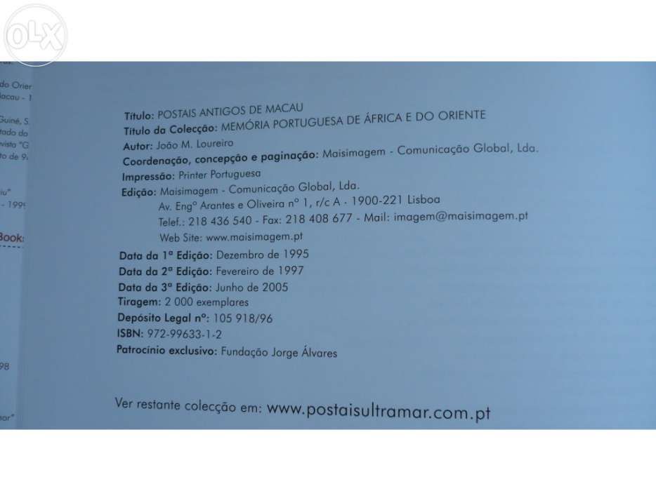 Postais Antigos Macau - João Loureiro