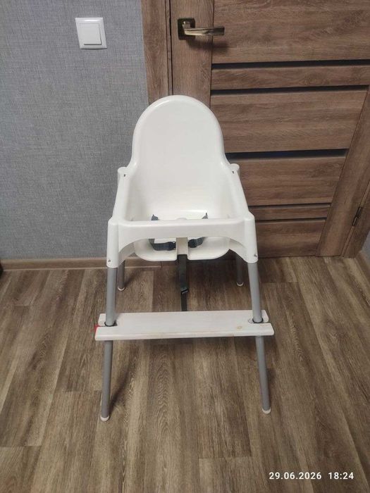 Стільчик для годування IKEA Antilop + підніжка
