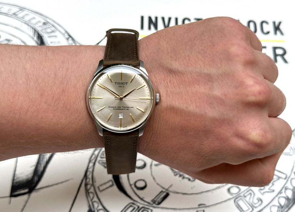 Годинник механічний Tissot Chemin des Tourelles Powermatic 80 42 mm T139.407.16.261.00 Swiss Made