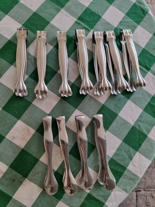 11 Pinças de gelo em inox