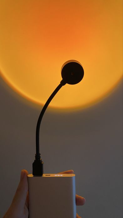 Лед світильник сансет ламп.USB Sunset lamp працює від пристроїв з USB