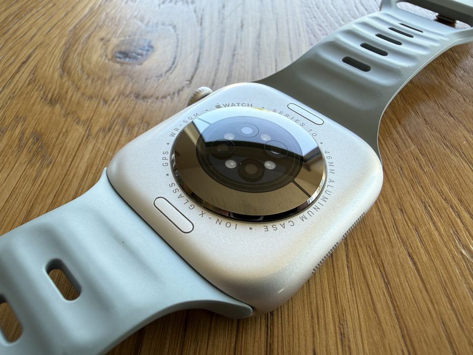 Apple Watch Series 10 GPS 46mm * silver * gwarancja * pasek Nomad