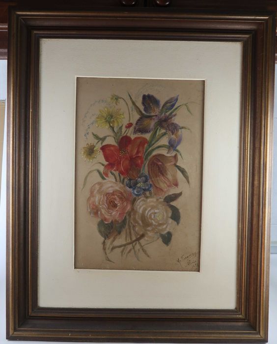 Pinturas Florais 1898 -M. Fresnay ( ?), CADA