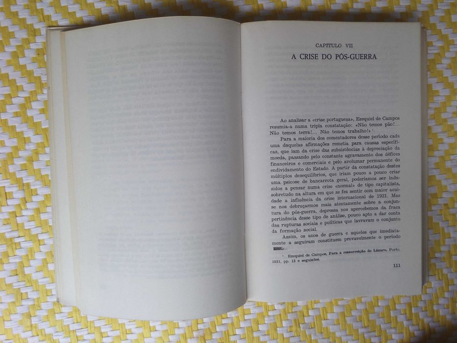 A Sociedade e a Economia Portuguesas nas Origens do Salazarismo