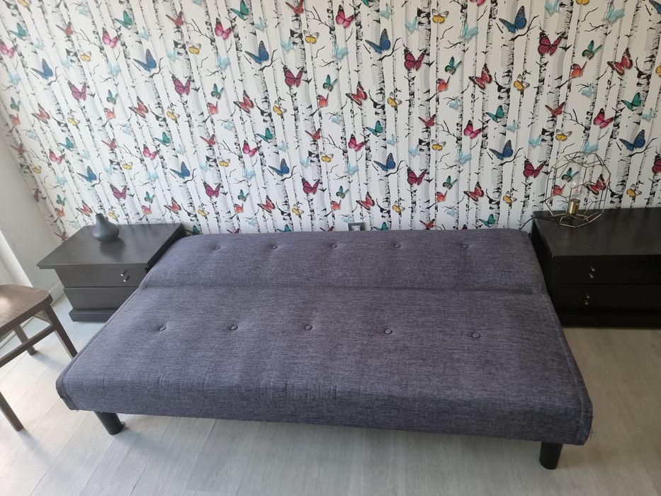 Sofá Cama Cinzento