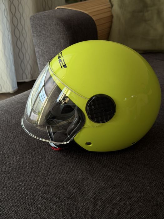 Kask motocyklowy Ls2 OF558 SPHERE Solid Yellow Fluo