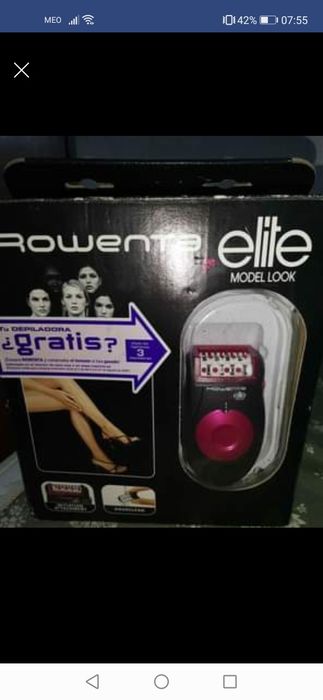 Rowenta Depiladora nunca usada, caixa fechada na embalagem