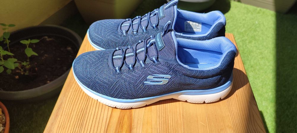 Skechers Memory Foam, Slip Ins, Azul nº 36