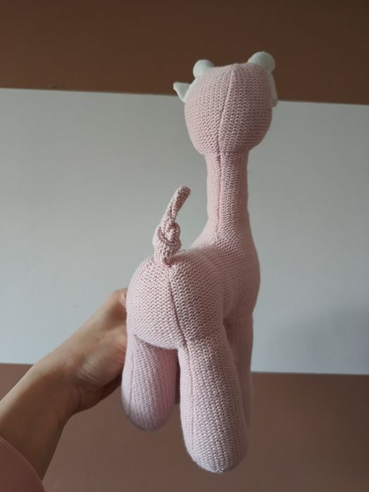 Żyrafa wykonana na szydełku kid 30cm dla niemowląt